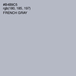 #B4B9C5 - French Gray Color Image